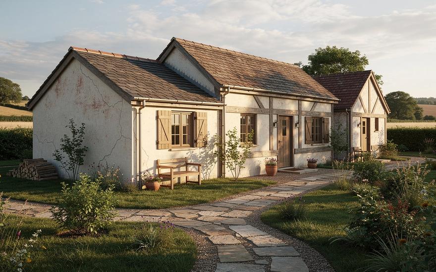 Cottage-by-cottage fit property photo